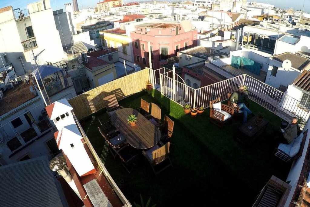Atico Con Piscina Junto Catedral De Sevilla Zewnętrze zdjęcie