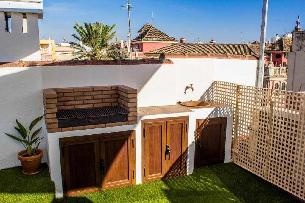 Atico Con Piscina Junto Catedral De Sevilla Zewnętrze zdjęcie