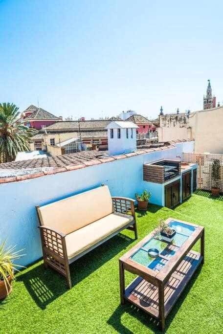 Atico Con Piscina Junto Catedral De Sevilla Zewnętrze zdjęcie